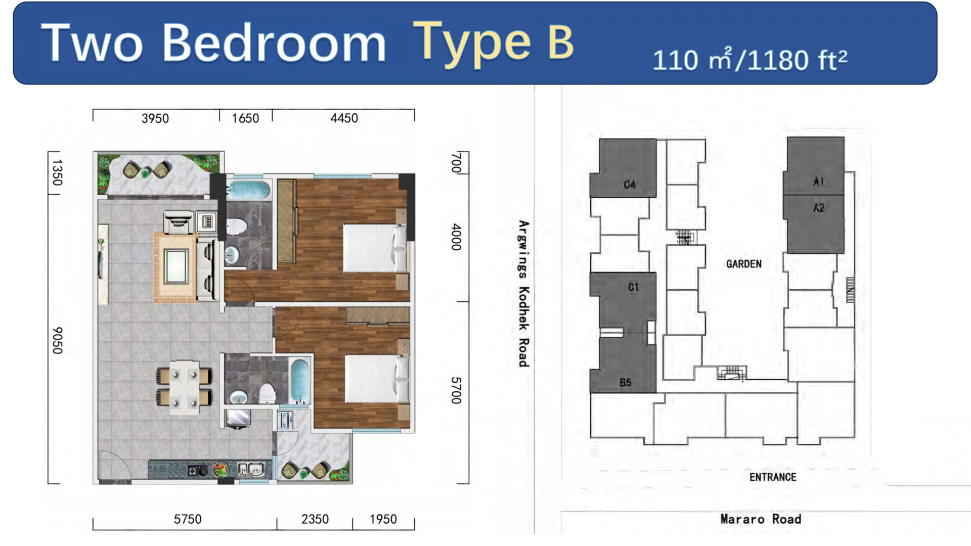 city oasis homes two bedroom floor plan