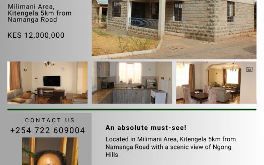 3 Bedroom Maisonette For Sale in Milimani, Kitengela