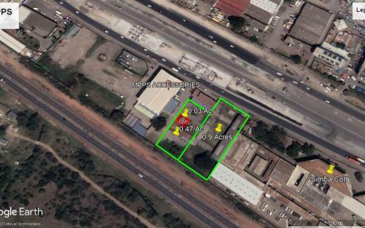 1.37-Acre (60,000 SqFt)Land For Lease Along Mombasa Road