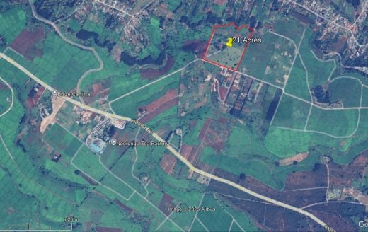 Prime 21-Acre Residential & Agricultural Land for Sale in Kiambu County, Ngorongo.